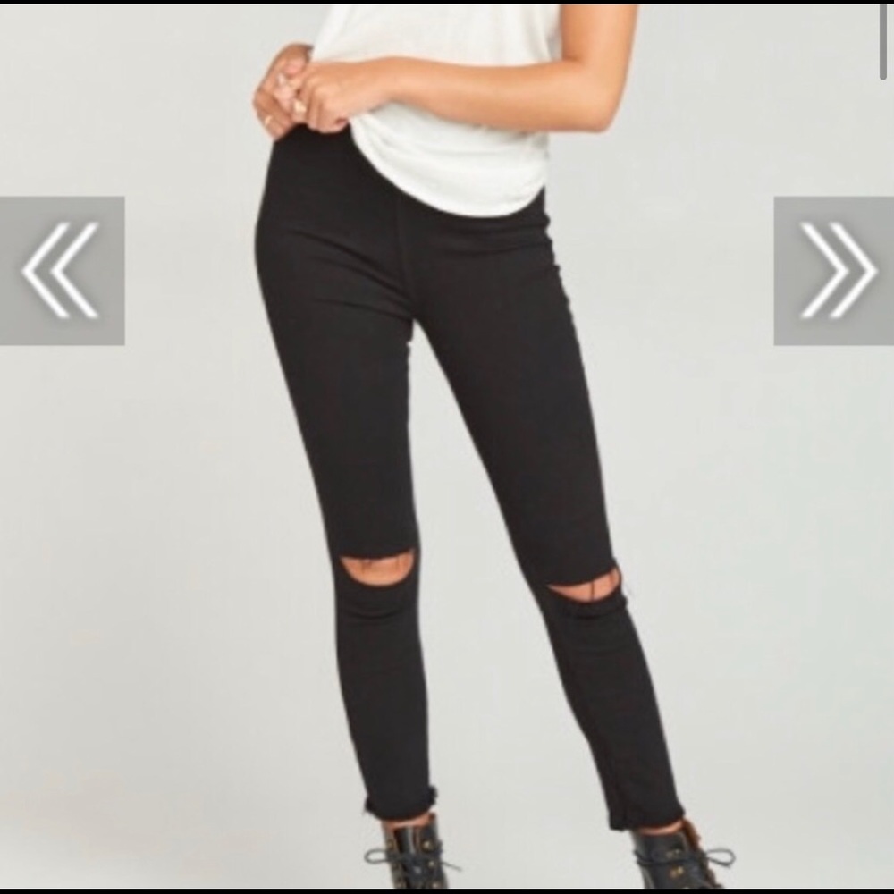 Show me your mumu soho skinnies black lava